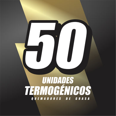 50 UNIDADES DE TERMOGÉNICOS
